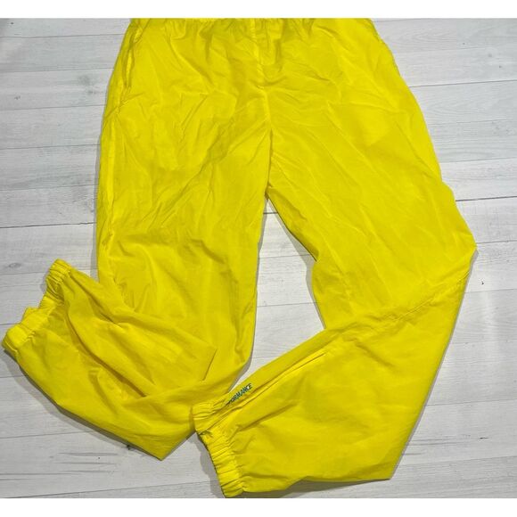 Vintage yellow wind pants‎ cycling wear by performance large - Picture 1 of 11
